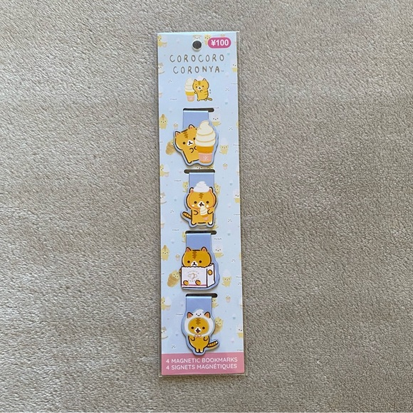 Corocoro Coronya Magnetic Bookmarks - Blue Ice Cream - Picture 1 of 6